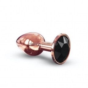 Металева анальна пробка з прикрасою у формі кристала Dorcel — Diamond Plug S