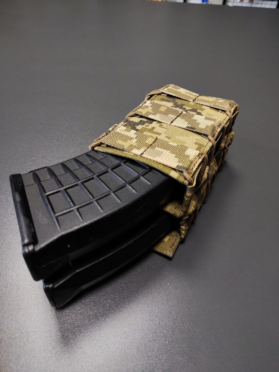 Підсумок тактичний під АК подвійний Піксель IRR не світиться в приладах, кріпиться на блисколі Cordura поліамід, фото 1