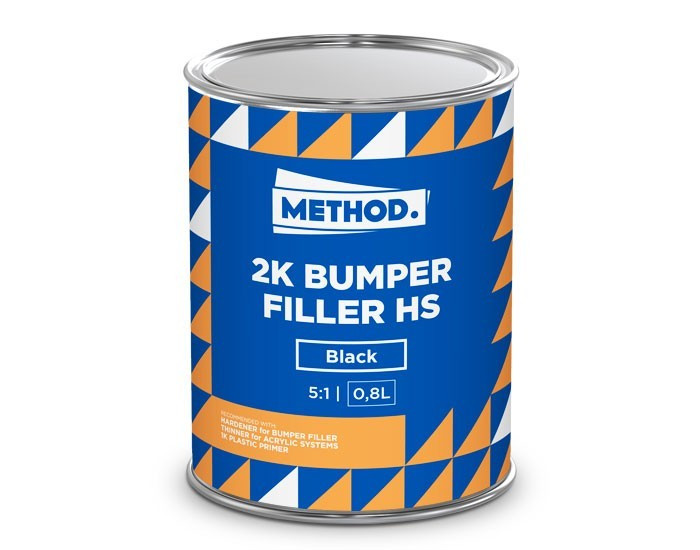 Акриловий ґрунт 5:1 METHOD 2K BUMPER FILLER HS (комплект), 800 мл Сірий