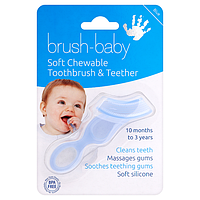 Жевательная зубная щетка и прорезыватель Brush-Baby