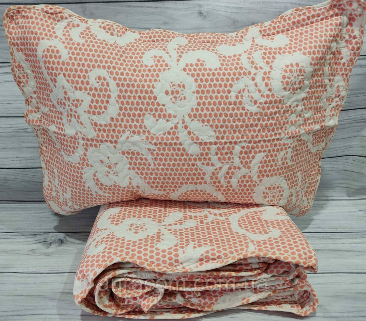 Руде, бавовняне покривало, євро розмір, Miss Bella, Туреччина, фото 1