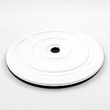 Диск Здоров'я Грація (тренажер диск-коло для талії, хребта, преса) металевий OSPORT (FI-0107) Чорно-білий, фото 4