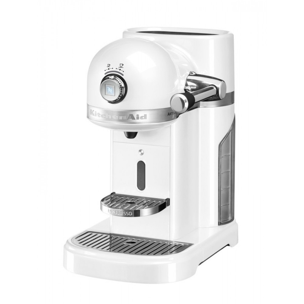 Кавомашина KitchenAid Artisan Nespresso 5KES0503EFP, капсульна, 1.4 л, морозні перли
