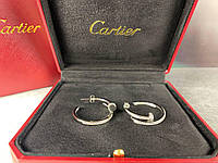 Серьги в стиле Cartier Juste Un Clou