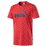 Мужская Футболка Puma Men's Logo All Over Print Pack Tee T-Shirt