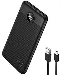 Power bank VEGER VP-1087PD  10000mAh, Black Повербанк Quick Charge  Швидка зарядка