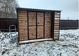 Хозблок збірний 3х3 / госпблок з дровником / готовий госпблок для дачі, фото 5