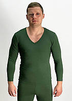 Термо кофта мужская Roksana. Цвет защитный (зеленый)