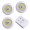 Набір нічників з пультом управління (3 шт), LED light with Remote Control set, фото 6