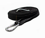 Стропа евакуаційна тактична 4 см х 6 м з підсумком та двома карабінами мультикам, фото 3