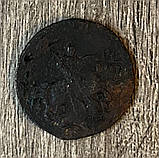 Монета Катерини II 2 копійки 1763 р. ПЕРЕЧЕКАН, фото 2