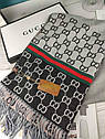 Теплий шарф палантин хустка Gucci Гуччі, фото 3
