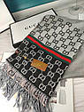 Теплий шарф палантин хустка Gucci Гуччі, фото 2