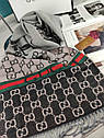 Теплий шарф палантин хустка Gucci Гуччі, фото 7