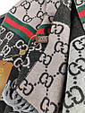 Теплий шарф палантин хустка Gucci Гуччі, фото 8