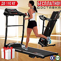 Бігова Доріжка для Дому до 110 кг з Кутом Нахилу 15° AbarQs BZ402 Складна Бігова Доріжка Електрична 2 к.с. Польща