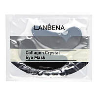 Гидрогелевые патчи под глаза LANBENA Collagen Crystal Eye Mask 6 г Black питательные GL_55