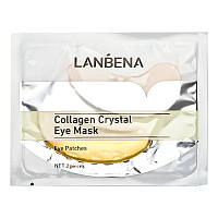 Гидрогелевые патчи под глаза LANBENA Collagen Crystal Eye Mask 6 г Gold разглаживание морщин GL_55