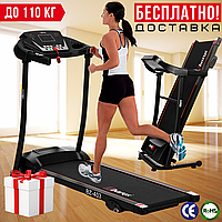 Бігова Доріжка для Дому до 110 кг з Кутом Нахилу 15° AbarQs BZ403 Складна Бігова Доріжка Електрична 2 к.с. Польща