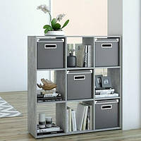 Полиця для книг, стелаж на 9 комірок Id A-0020 Урбан лайт Ш1072*В1078*Г290