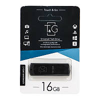 Флеш-накопитель 16 GB T&G 011 Black для хранения и передачи информации GL_55