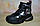 Дитяче зимове взуття Термовзуття Том.М Китай 10377 Для дівчаток Чорний Розмір 35, Довжина устілки 23.0 см, фото 2