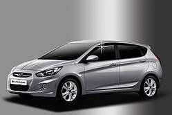 Дефлектори вікон вітровики Hyundai Accent 2010- (RB) HB