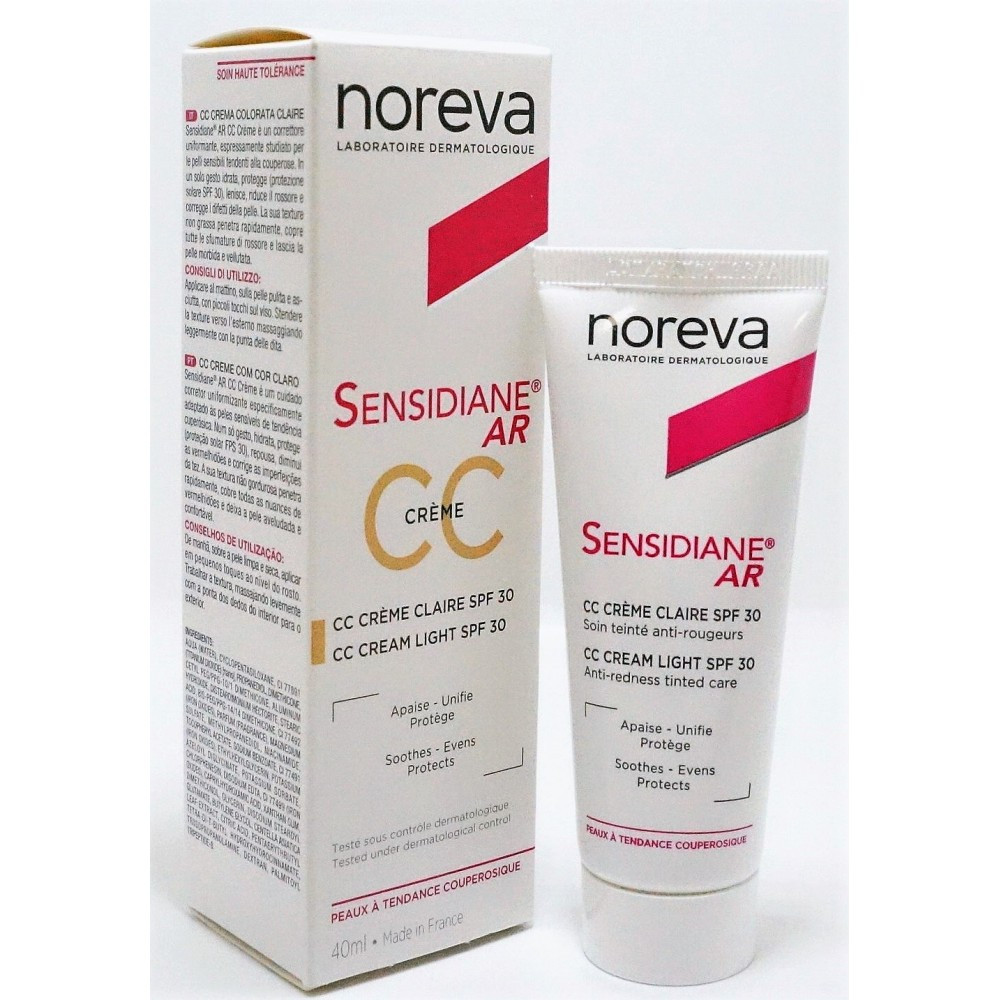 Норева Сенсидіан АR CC крем SPF 30 Noreva Sensidiane AR CC Creme Claire SPF 30, 40 мл