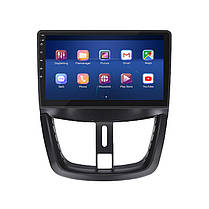 Штатна магнітола 9" Lesko для Peugeot 207 I 2006-2009 6/128Gb 4G Wi-Fi GPS Top Пежо, фото 2