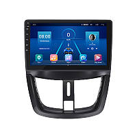 Штатная магнитола 9" Lesko для Peugeot 207 I Рестайлинг 2009-2015 4/64 4G+CarPlay Premium GPS Пежо