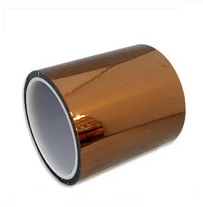 Скотч каптоновий термостійкий Kapton (каптонова стрічка) 100мм*33м