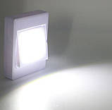 Ліхтар вимикач 8SMD, липучки + магніт, фото 2