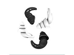 Беруші багаторазові iMeBoBo для подорожей роботи 5 пар  Чорний