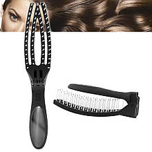 Щітка OG FINGERBRUSH Care Go Boar&Nylon Black