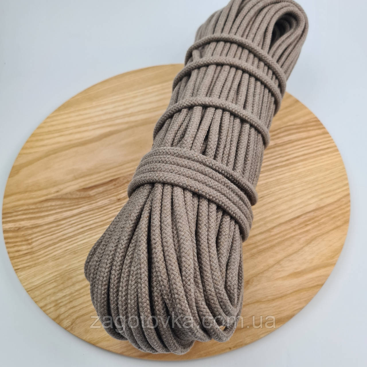 Шнур плетений 6,5 мм із осердям Мокачино, 50 м