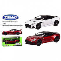 Машина метал 24095W  "WELLY" 1:24 ASTON MARTIN DBS SUPERLEGGERA