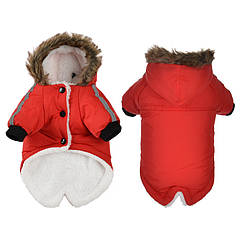 Куртка з капюшоном для котів Pet Style "Jacket" Червона S