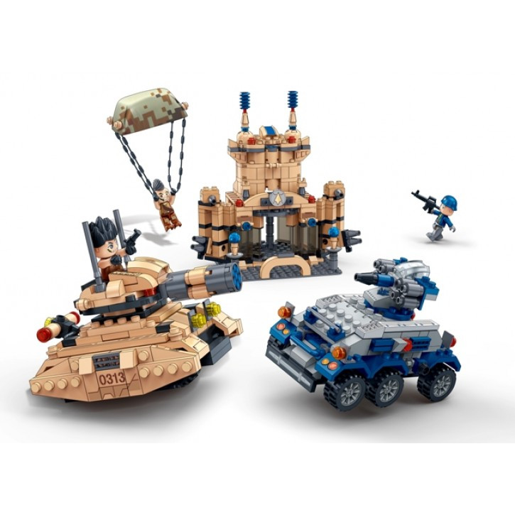 Конструктор 6251 "Армія" 3 в 1 (515 елм.) танковий бій 2 / Banbao