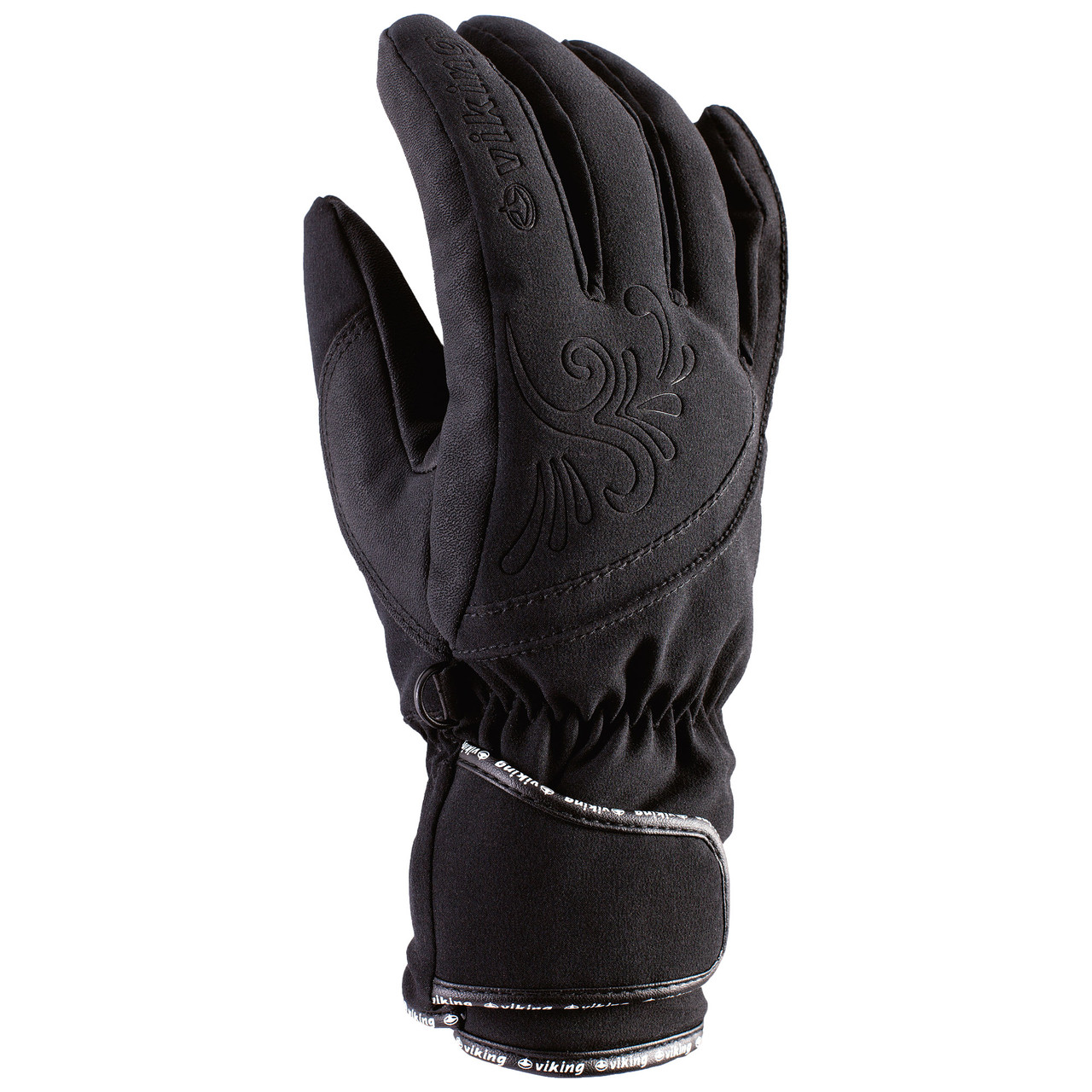 Рукавички жіночі гірськолижні Viking Sonja Dry-Zone black