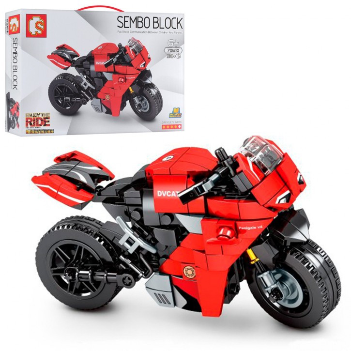 Конструктор 701210 мотоцикл 316дет.