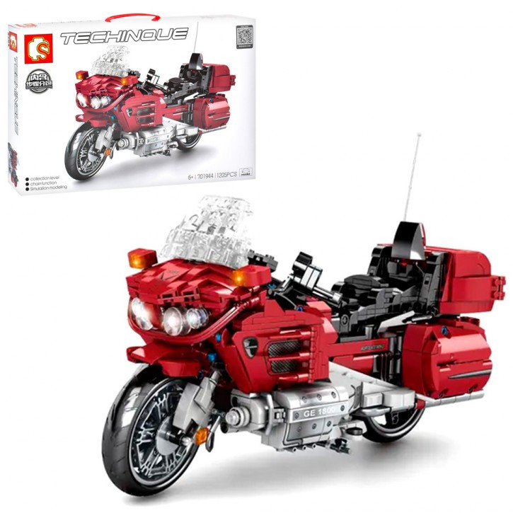 Конструктор Мотоцикл Honda Sembo Block 701944, 1205 деталей