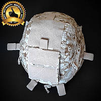 Чехол кавер на шлем каску MICH 2000 c карманом (цвет DesertDigital)