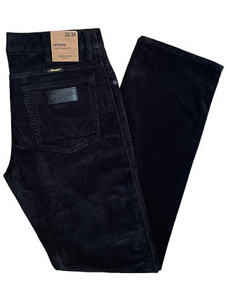 Джинси вельветові Wrangler Arizona - Black, фото 1