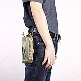 Сумка-підсумок чохол тактичний для окулярів PROTECTOR на пояс на лямку рюкзака мультикам із системою MOLLE, фото 4