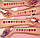 Aden Cosmetics 10 Cerise  Рідка стійка помада Liquid Lipstick, фото 8