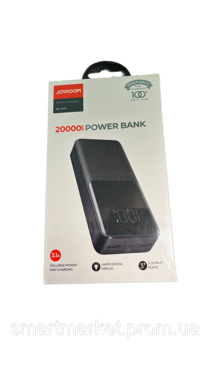 Акумулятори Power Bank 20000mAh 15W PD QC3.0 JR-T014 86882 JOYROOM