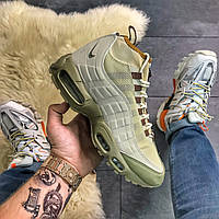 Мужские зимние кроссовки Nike Air Max 95 Sneakerboot Green зима чоловічі зимові кросівки найк аір макс 95 зима