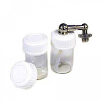 Side fitting connector set with 2 glasses a 15ml