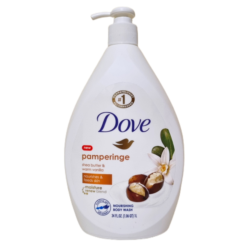 Крем-мило "Олія ши та ваніль" Dove Pampering Shea Butter & Warm Vanila 1000 мл (011111611030)