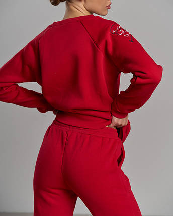 Жіночий спортивний костюм тринитка Байка з начосом 88979ю. Туреччина бренд NICOLLETA, фото 2